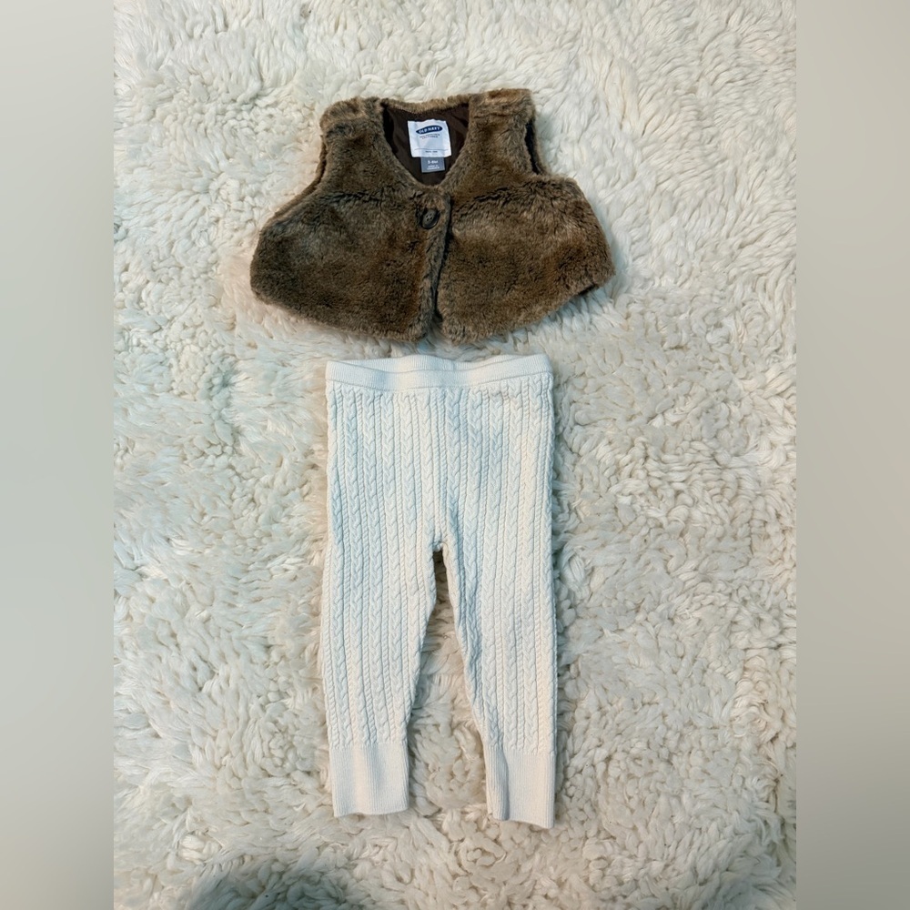 GAP Brown and Cream Kids Matching Set